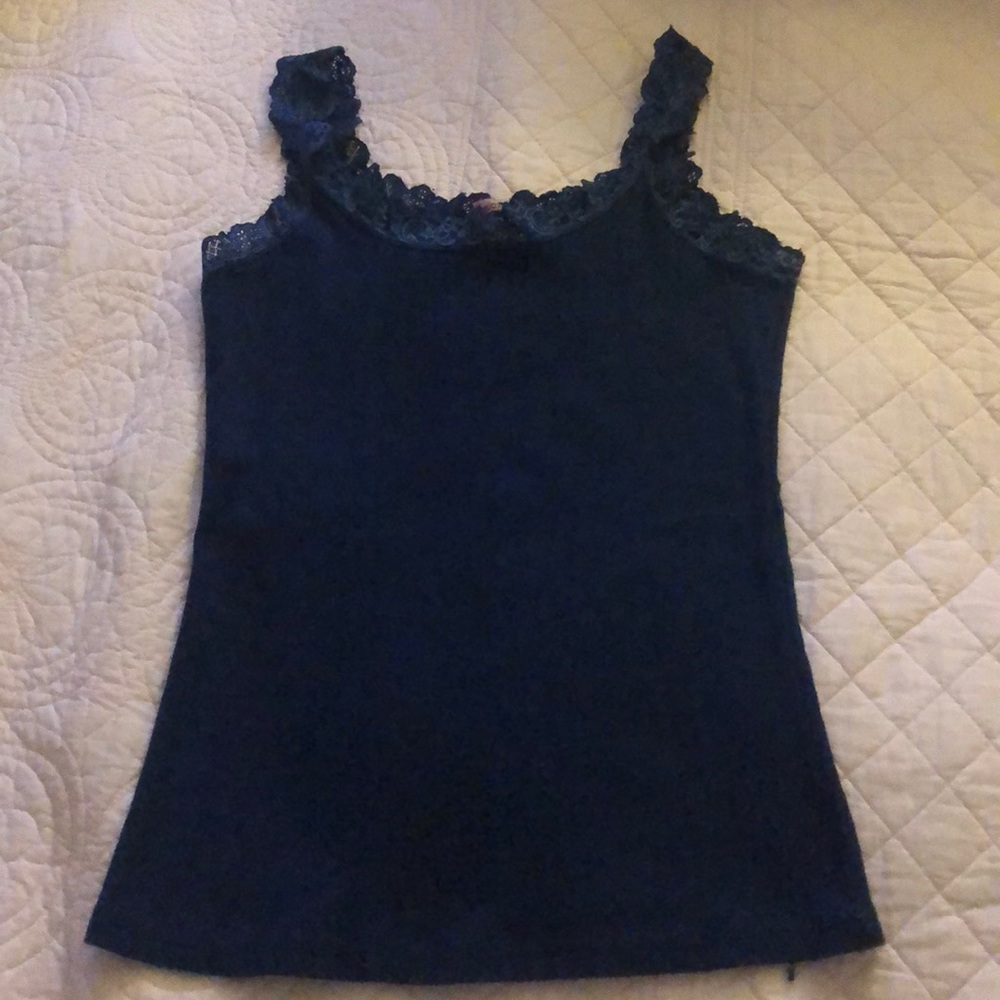 Navy blue tank top